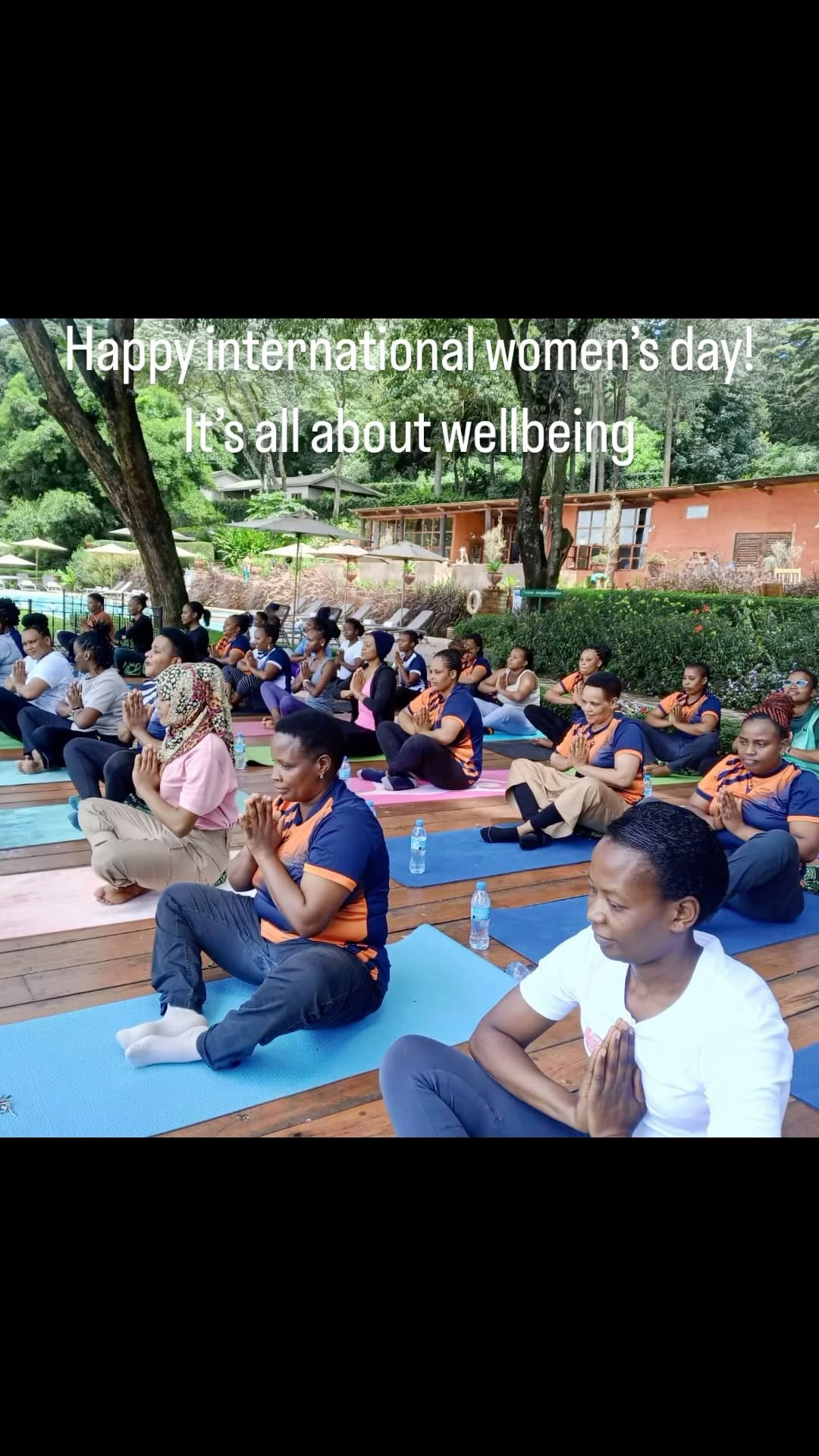 Happy International Women Day today the females from Gibb’s Farm had guest @rehemafitness_wellness come to speak about wellbeing and take everyone through a gentle Yoga session. Most of us as working women with families who often put everything else and everyone else before ourselves. Rehema reminds us to take care of me! #internationalwomensday #wellbeing #wellness #wellnesscoach #care #selfcare #love #sisters #support