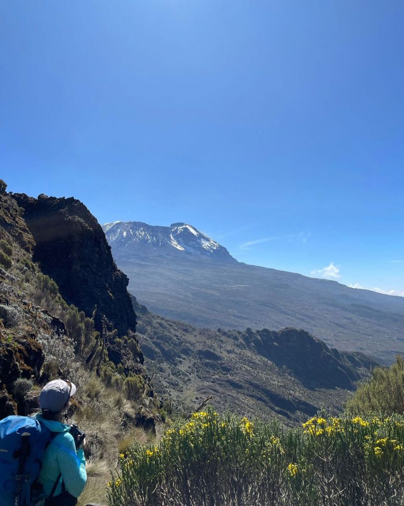 Climbing mount Kilimanjaro in Tanzania