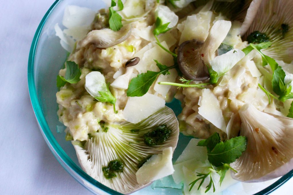 Gibb's Farm Mushroom Risotto