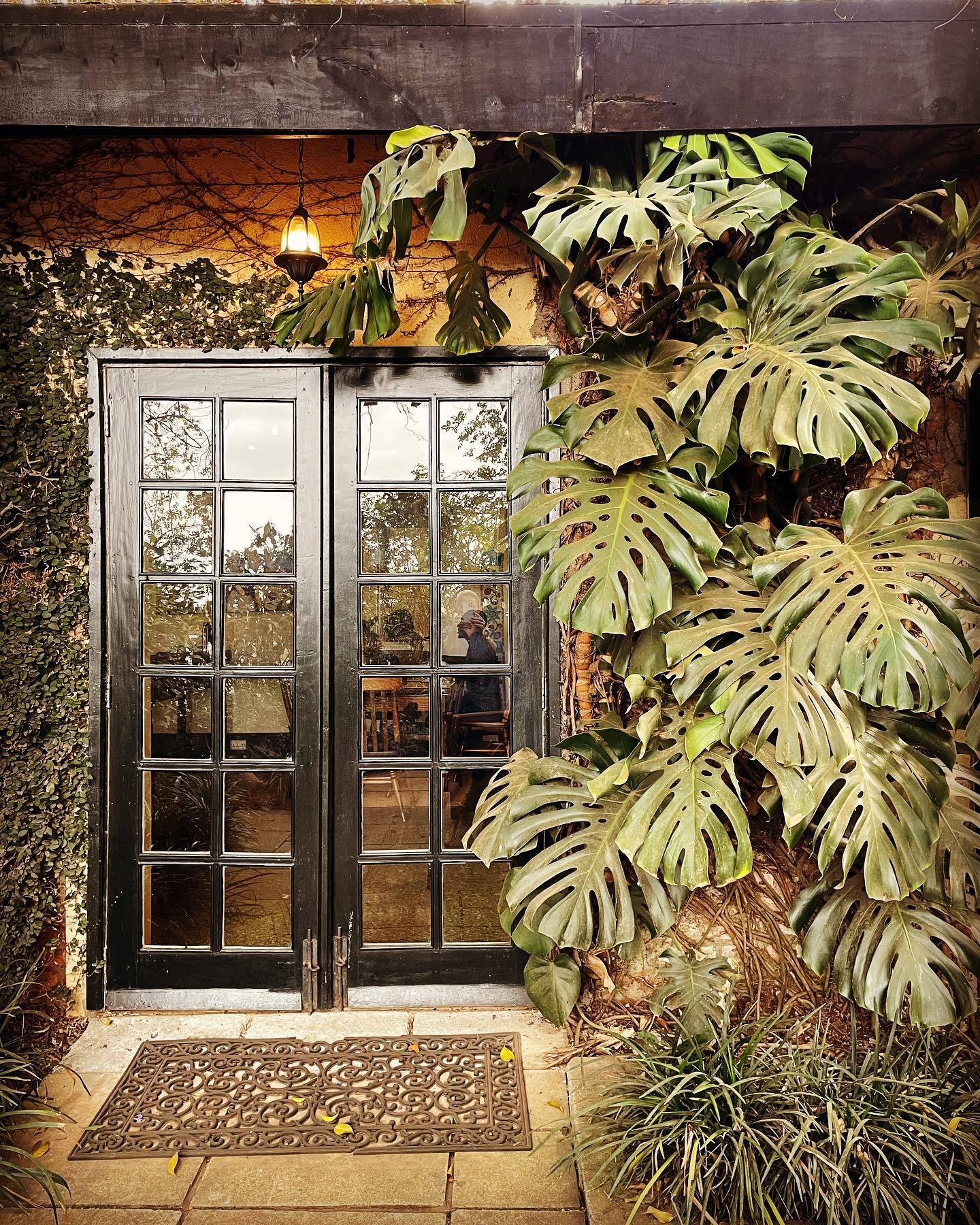 With well established gardens throughout the property there are plenty of alcoves to sit and contemplate or just listen to the sounds of nature #serenity #ethereal #whimsical #secretgarden #quiet #calm #garden #interiordesign #decor